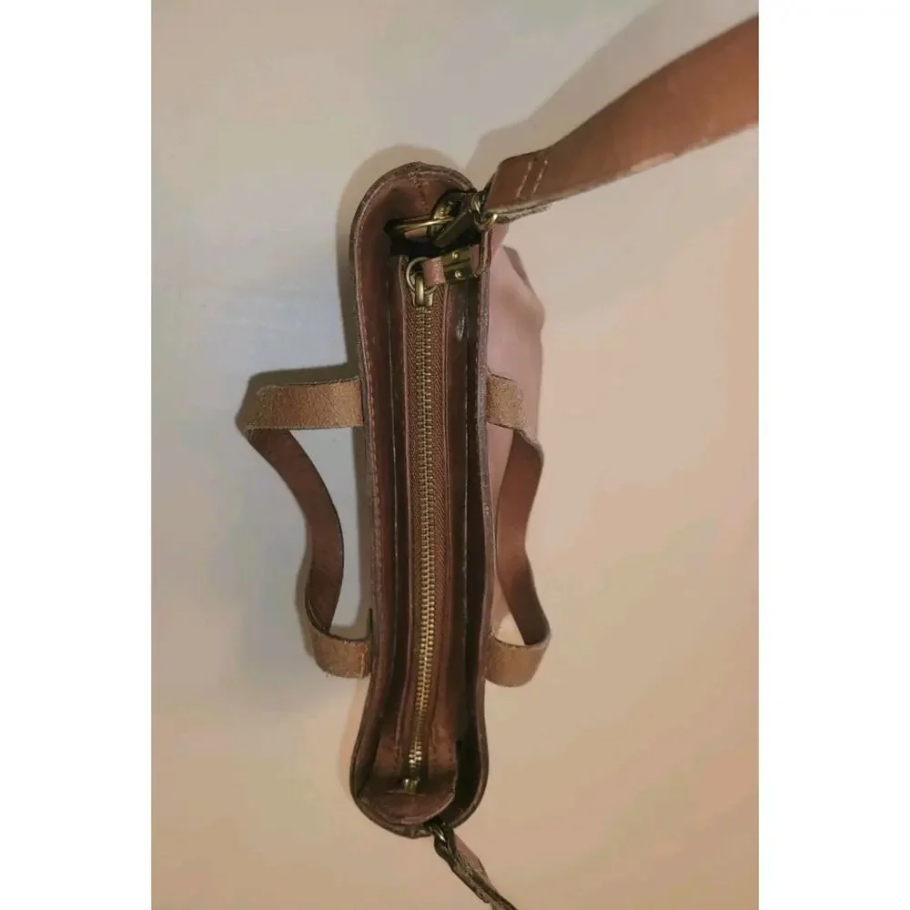 Madewell Crossbody Cow Leather Bag Purse Brown Timeless Staple Piece Minimalist